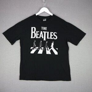 The Beatles Abbey Road Graphic Tee 2024 Mens Small Black